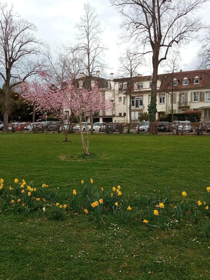Rare A Colmar - Appartement Champ De Mars Vue Sur Parc - 70M2 - 2 Chambres Dış mekan fotoğraf